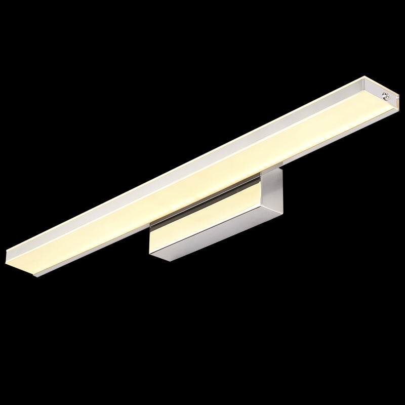 Stainless Steel Linear Wall Lamp Sconce Minimalism Sconce Light Fixture for Bathroom