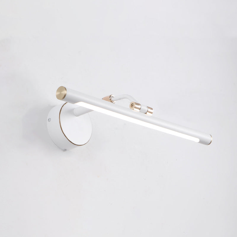 Contemporary 1-Light LED Wall Sconce Metal Linear Wall Mounted Light for Bathroom