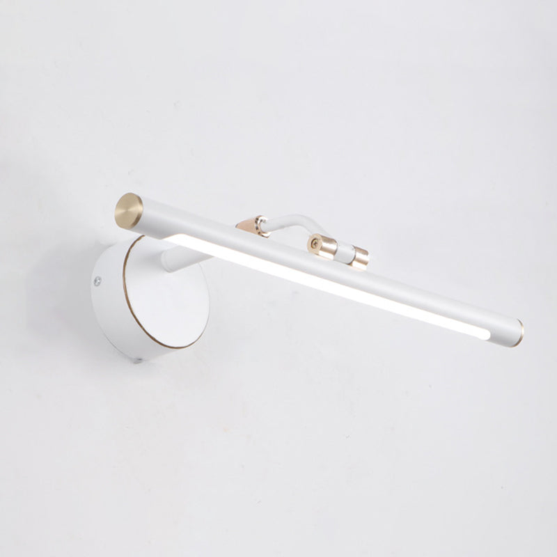 Contemporary 1-Light LED Wall Sconce Metal Linear Wall Mounted Light for Bathroom