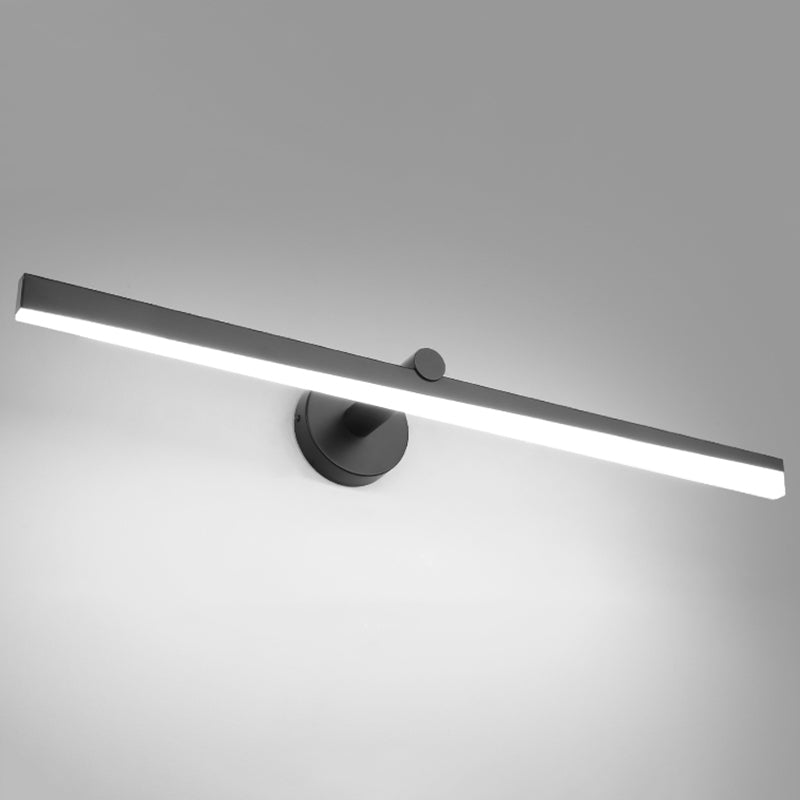 Minimalism 1-Light LED Wall Sconce Metal Linear Wall Mounted Light for Bathroom