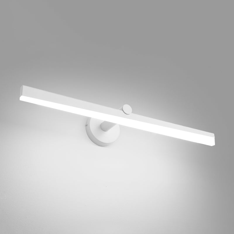 Minimalism 1-Light LED Wall Sconce Metal Linear Wall Mounted Light for Bathroom