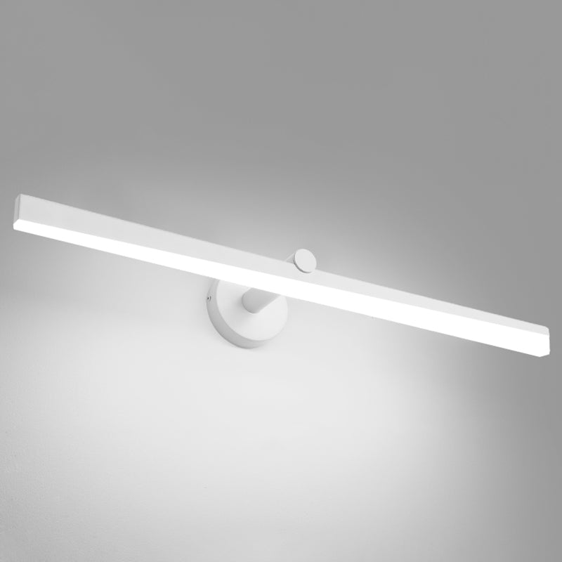 Minimalism 1-Light LED Wall Sconce Metal Linear Wall Mounted Light for Bathroom