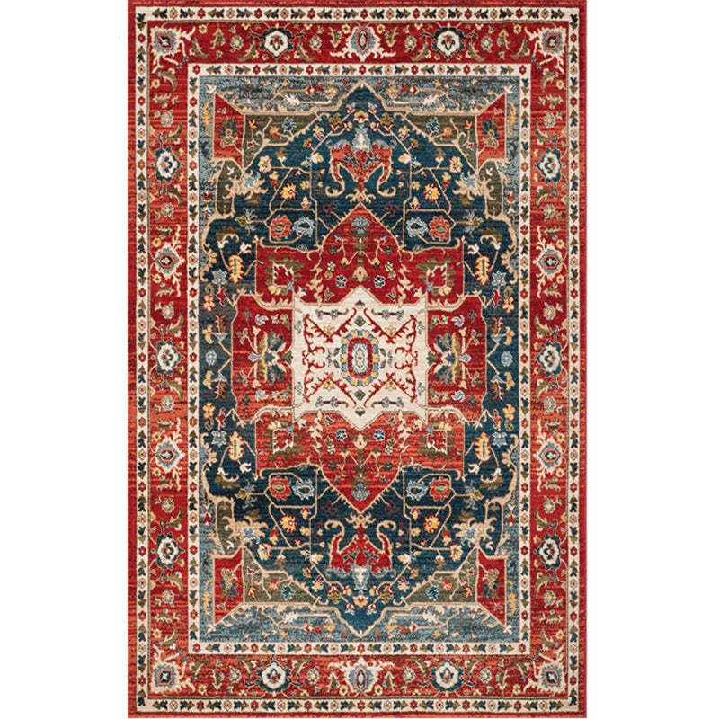 Tapis de décoration de maison antique motif tribal Polyester tapis d'intérieur