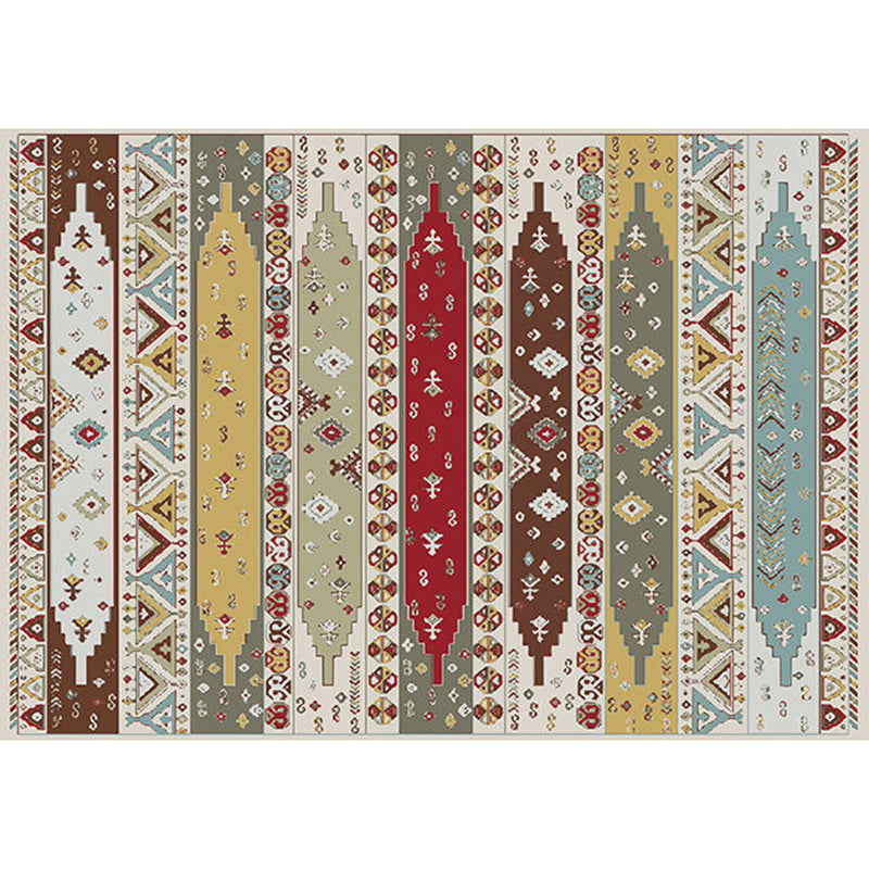 Boho-chic kleur gemengd tapijt tapijt huisdecoratie gebied vloerkleed polyester met niet-slip achterste tapijt