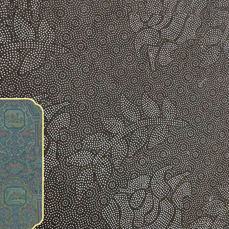 Tapis traditionnel en polyester traditionnel vintage tapis intérieur de support non glissant pour le salon