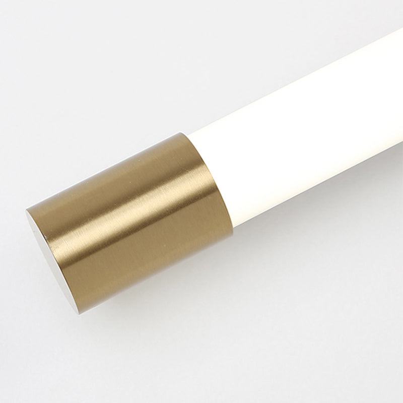 Gold lineare LED -Wandlampe im modernen prägnanten Aluminiumwandleuchten mit Acrylschatten