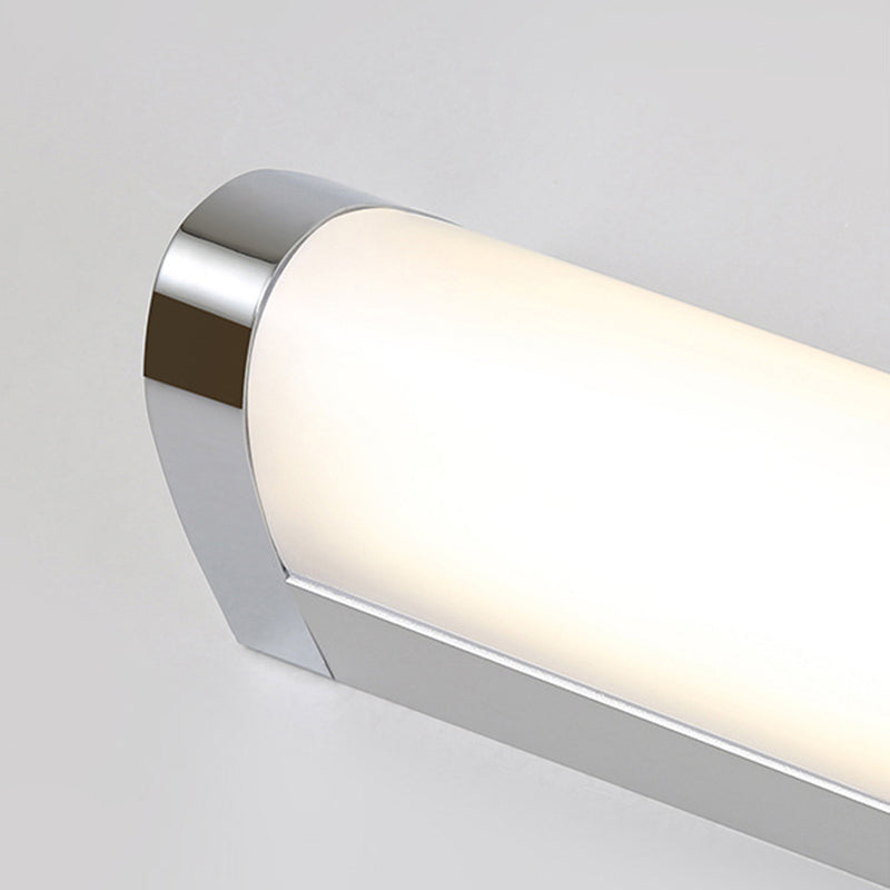 Silber lineare LED -Wandlampe im modernen minimalistischen Aluminiumwandlicht mit Acrylschatten