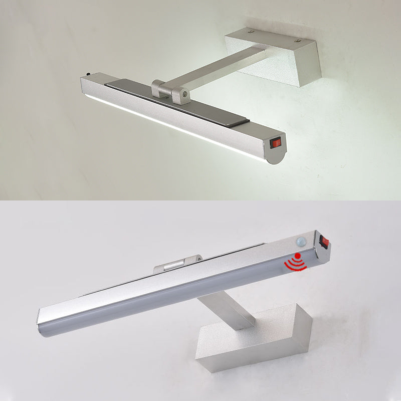 Metal Linear Wall Lamp Sconce Minimalism Sconce Light Fixture for Bathroom