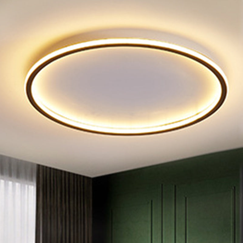 Modern Flush Mount Light Fixture Simple Linear Flush Mount LED Lamp for Living Room