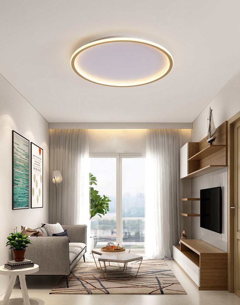 Modern Flush Mount Light Fixture Simple Linear Flush Mount LED Lamp for Living Room