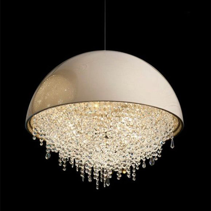 Nordic Style Globe Pendant Lighting Crystal Dining Room Ceiling Chandelier