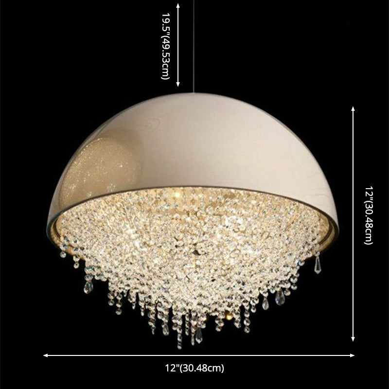 Nordic Style Globe Pendant Lighting Crystal Dining Room Ceiling Chandelier