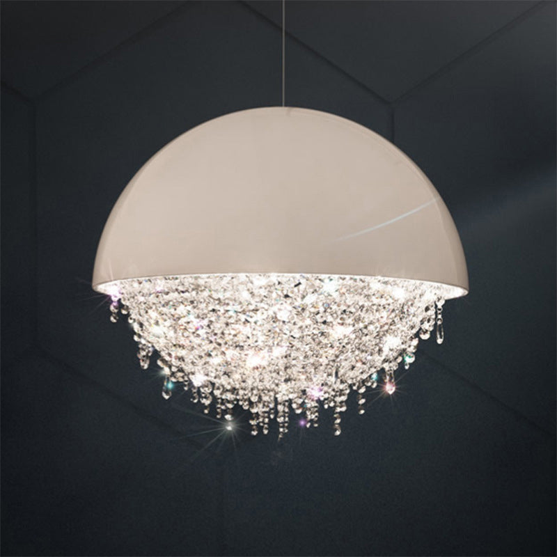 Nordic Style Globe Pendant Lighting Crystal Dining Room Ceiling Chandelier