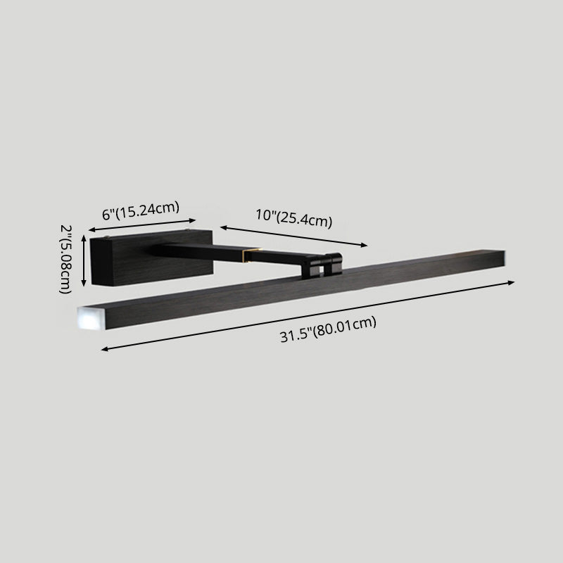 Stile moderno Lighting Disconce Linear Lighting Light Murate Murate in nero