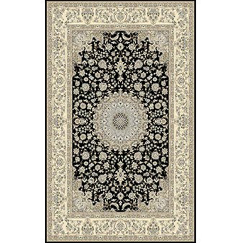 Fancy Traditional Rug Red Tribal Pattern Area Rug Non-Slip Backing Area Carpet for Home Decor