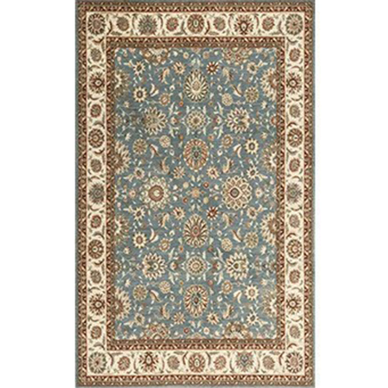 Fancy Traditional Rug Red Tribal Pattern Area Rug Non-Slip Backing Area Carpet for Home Decor