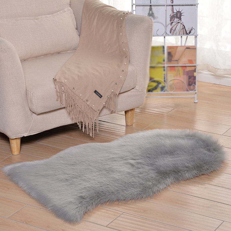 Individualité Rapis Shag Novely Forme Solid Carpet Polypropylène Tapis de soins faciles pour la décoration pour la maison