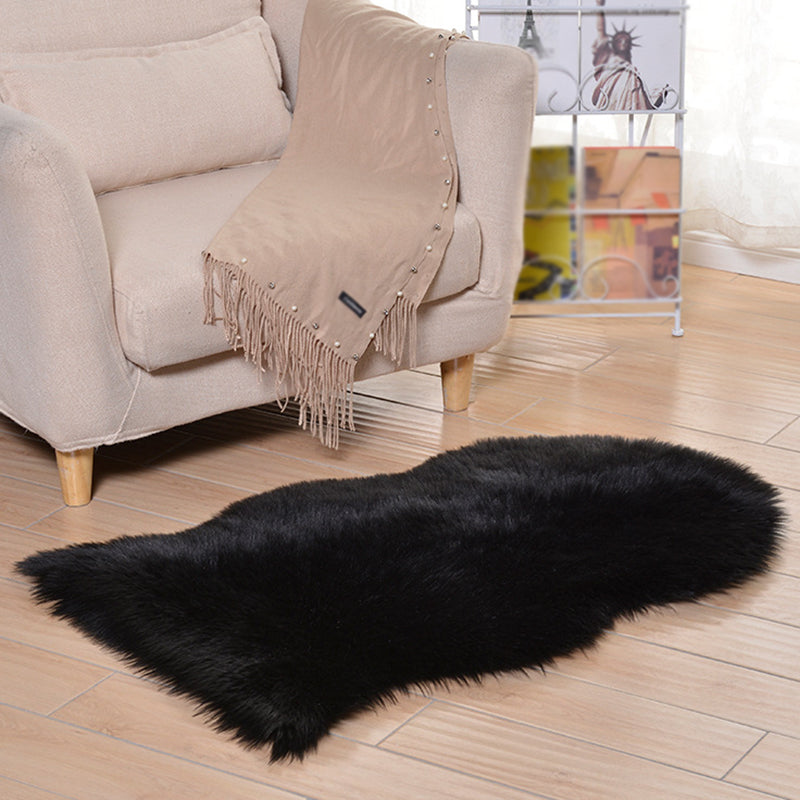 Individuality Shag Rug Novelty Shape Solid Carpet Polypropylene Easy Care Rug for Home Decoration