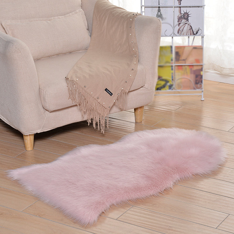 Individuality Shag Rug Novelty Shape Solid Carpet Polypropylene Easy Care Rug for Home Decoration