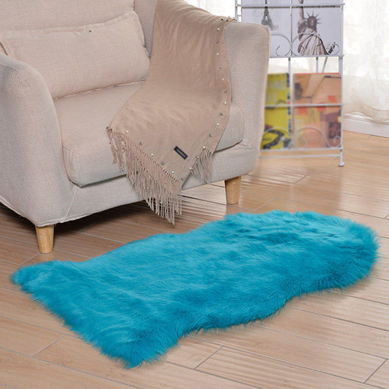 Individuality Shag Rug Novelty Shape Solid Carpet Polypropylene Easy Care Rug for Home Decoration