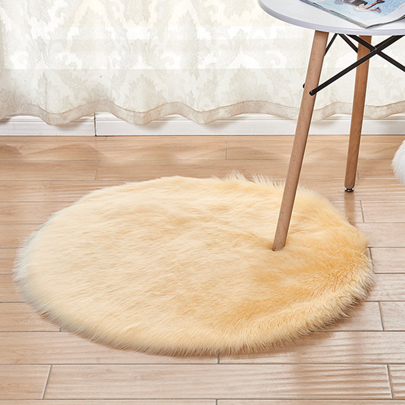 Comfort Soft Shag Rug Simplicity Plain Carpet Polypropylene Washable Carpet for Home Decoration