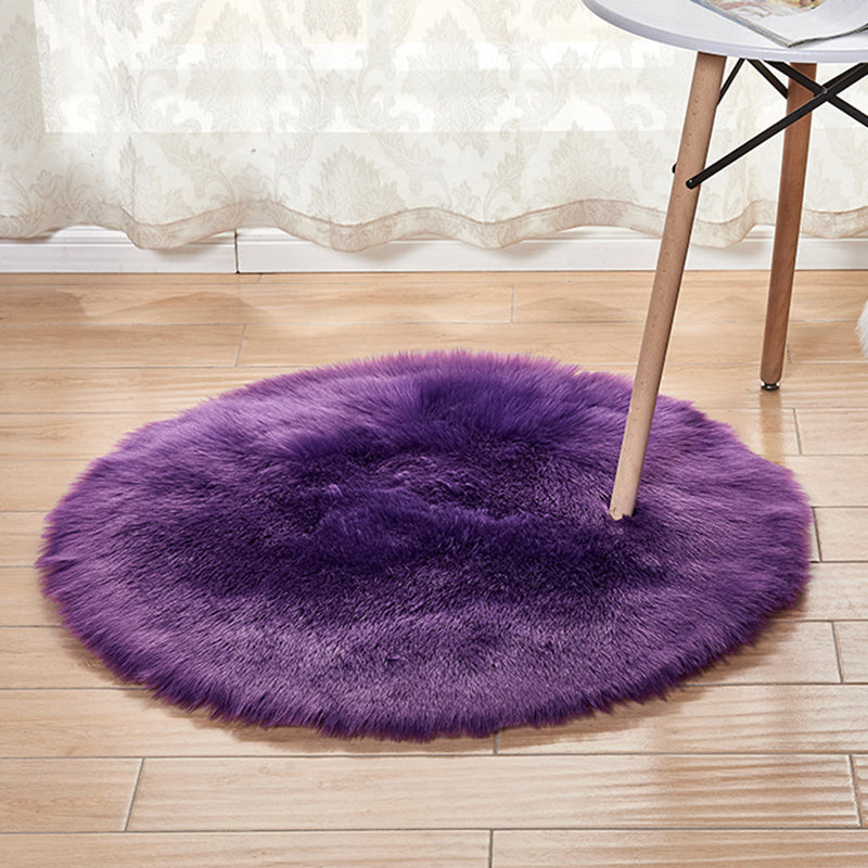 Comfort Soft Shag Rug Simplicity Plain Carpet Polypropylene Washable Carpet for Home Decoration