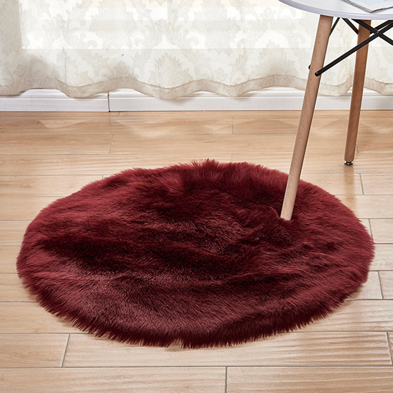 Comfort Soft Shag Rug Simplicity Plain Carpet Polypropylene Washable Carpet for Home Decoration