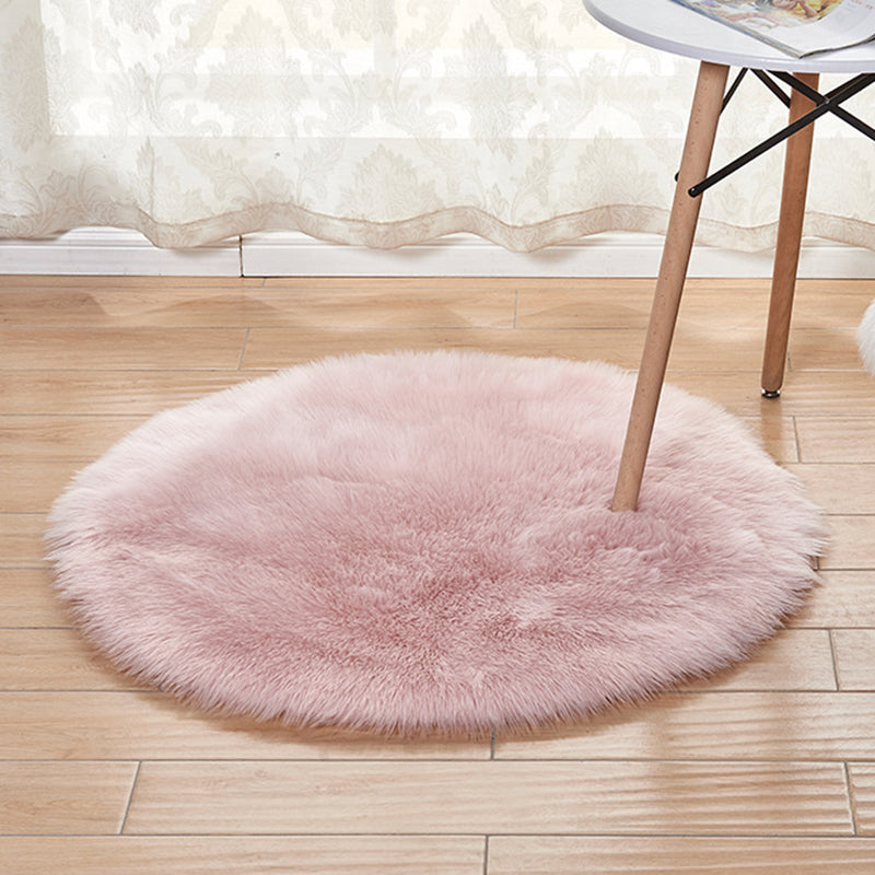 Comfort Soft Shag Rug Simplicity Plain Carpet Polypropylene Washable Carpet for Home Decoration