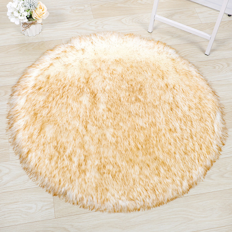 Multicolored Simplicity Rug Solid Shag Area Carpet Polypropylene Easy Care Rug for Home Decoration