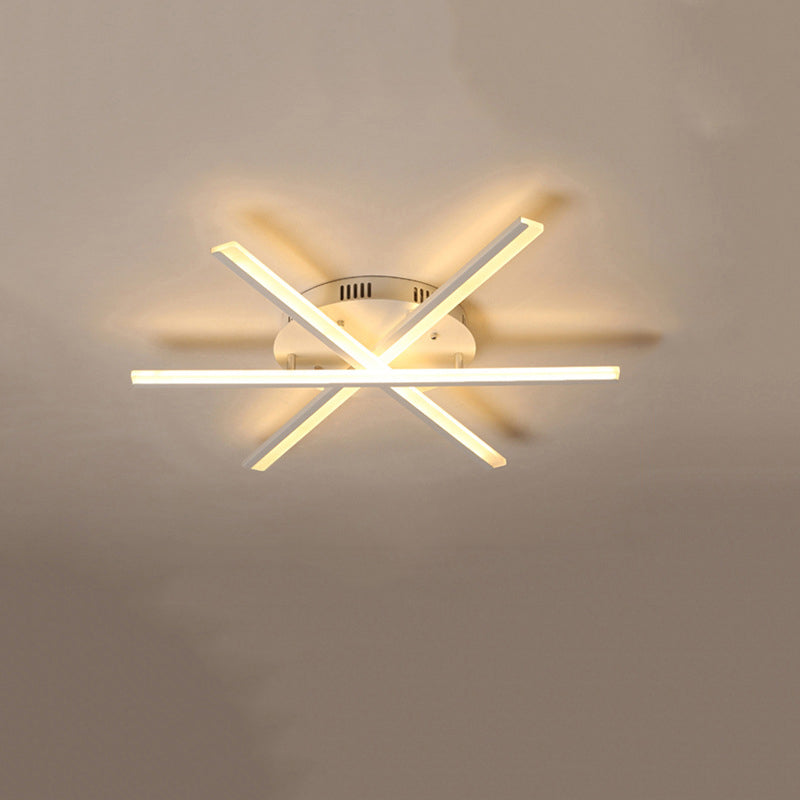 Simplicity Style huishouden LED LAMP Linear Flush Mount plafondlicht voor woonkamer