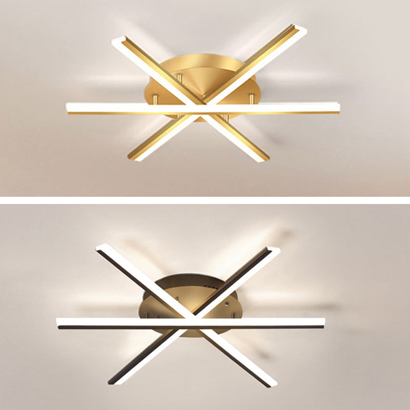 Simplicity Style huishouden LED LAMP Linear Flush Mount plafondlicht voor woonkamer