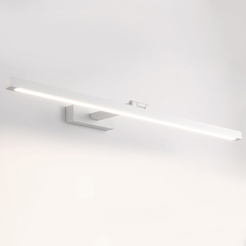 Lámpara rectangular luminosa estilo minimalista led metal led blanco accesorio de iluminación de pared