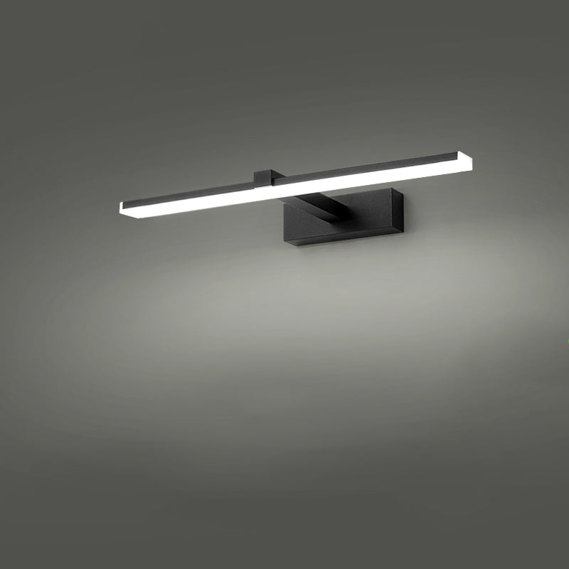 Lámpara de pared LED lineal de aluminio en simplicidad moderna Luz de pared acrílica para espacios interiores