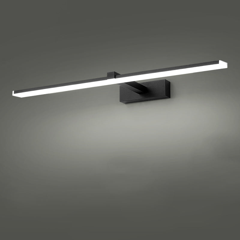 Lámpara de pared LED lineal de aluminio en simplicidad moderna Luz de pared acrílica para espacios interiores