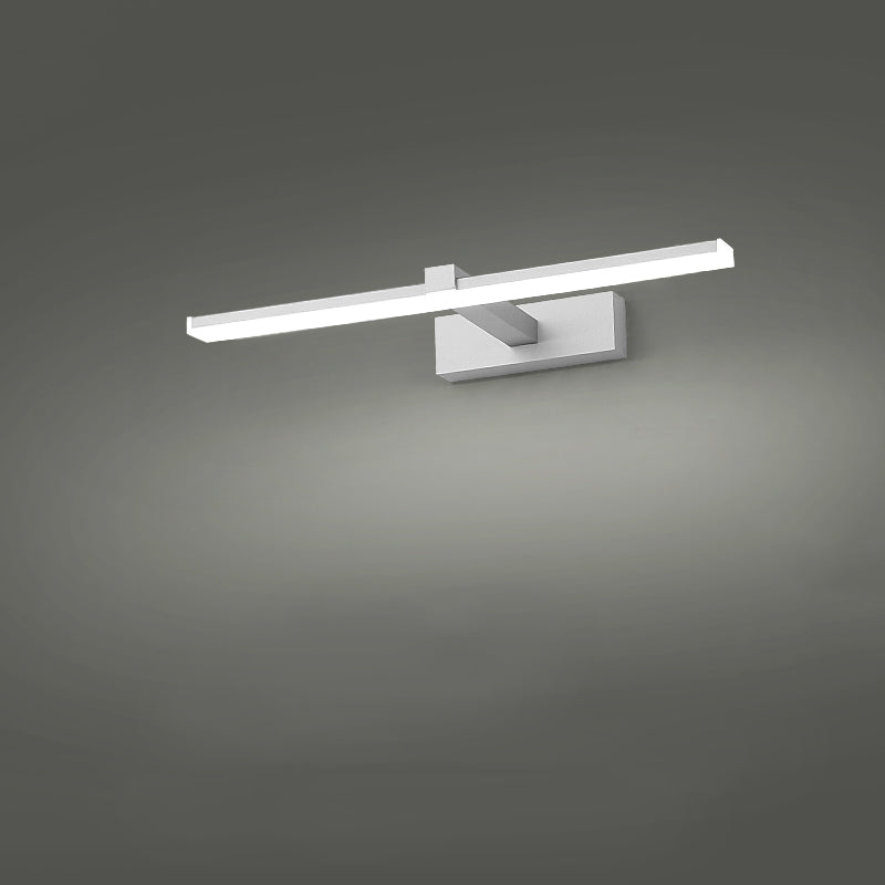 Lampada a parete a LED lineare in alluminio nella moderna semplicità della parete acrilica per spazi interni