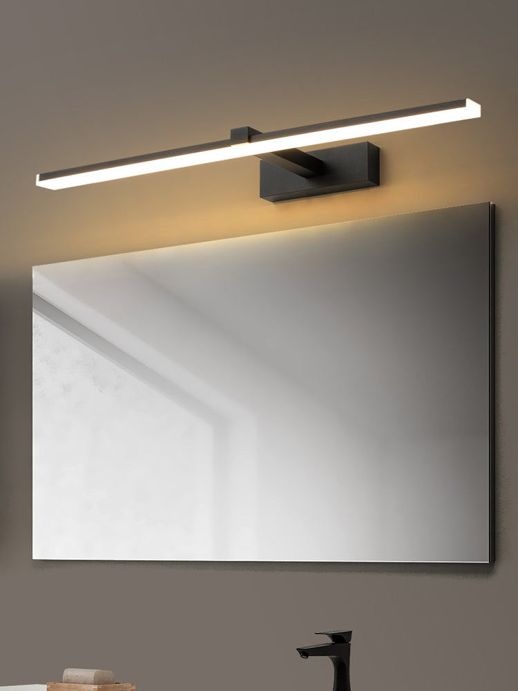 Lámpara de pared LED lineal de aluminio en simplicidad moderna Luz de pared acrílica para espacios interiores