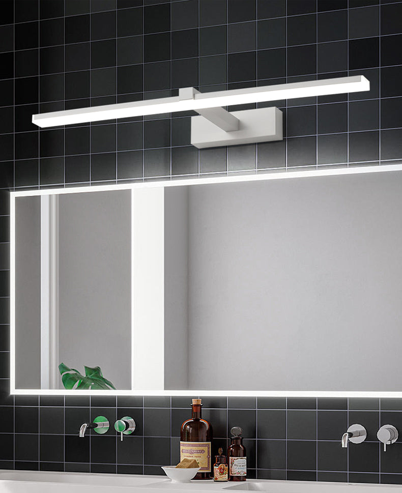 Lámpara de pared LED lineal de aluminio en simplicidad moderna Luz de pared acrílica para espacios interiores