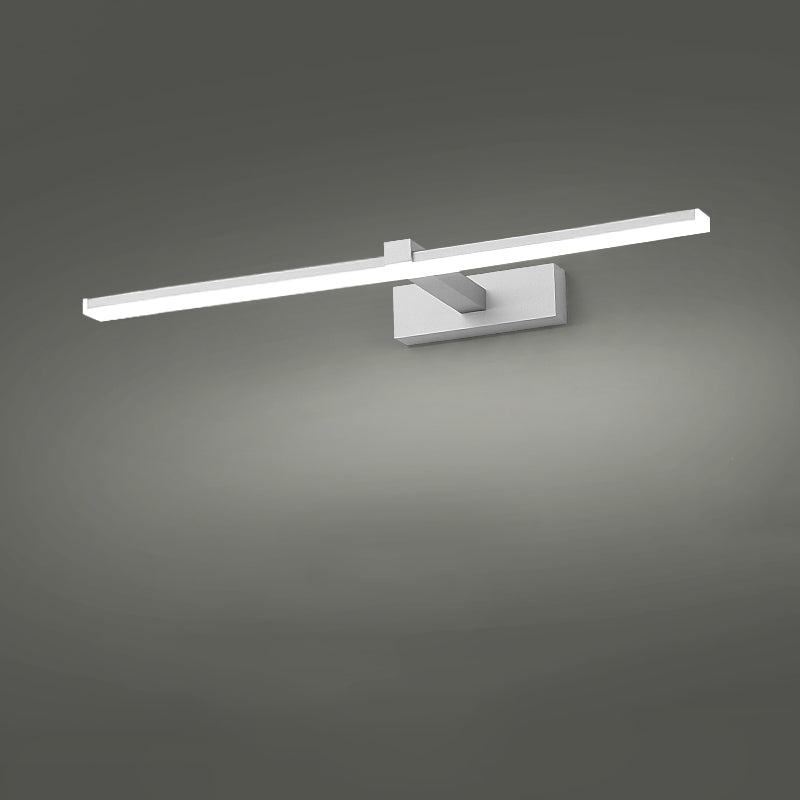 Lámpara de pared LED lineal de aluminio en simplicidad moderna Luz de pared acrílica para espacios interiores
