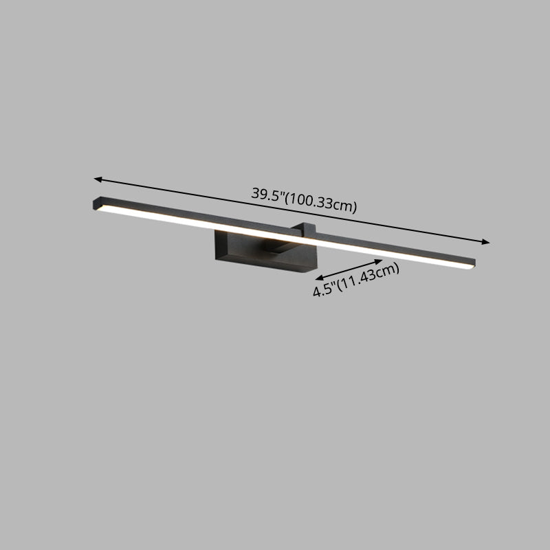 Aluminium Linear LED Wall Lamp in Modern Minimalist Style Acrylic Wall Light for Interior Spaces