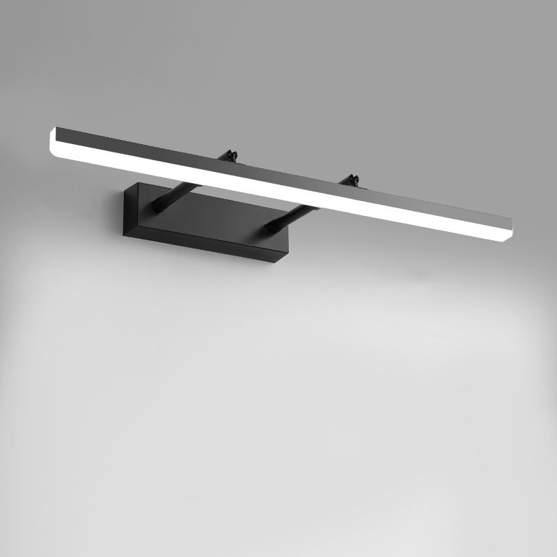 Metal Linear Wall Lighting Fixture Contemporary LED Wall Light Fixture for Bathroom