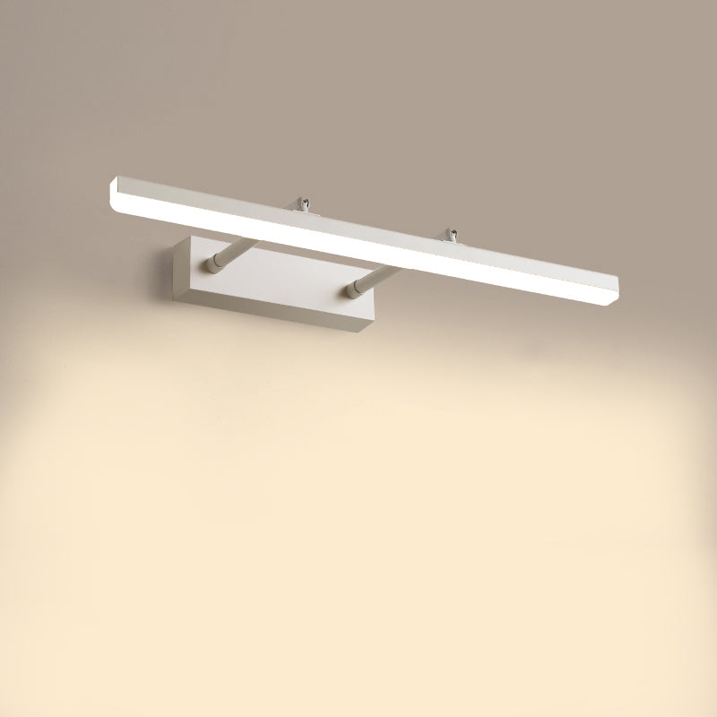 Metal Linear Wall Lighting Fixture Contemporary LED Wall Light Fixture for Bathroom