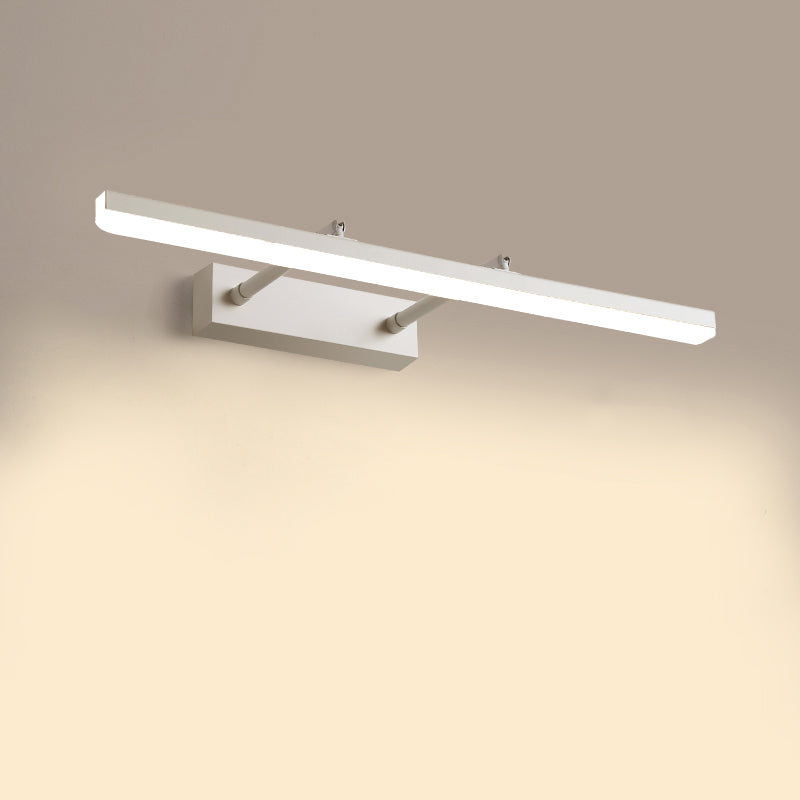 Metal Linear Wall Lighting Fixture Contemporary LED Wall Light Fixture for Bathroom