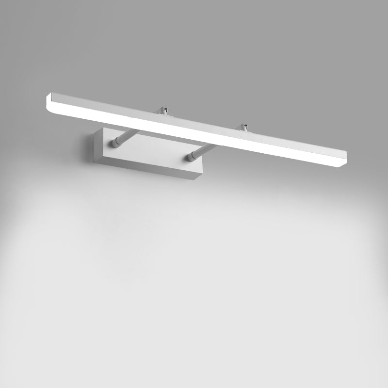 Metal Linear Wall Lighting Fixture Contemporary LED Wall Light Fixture for Bathroom