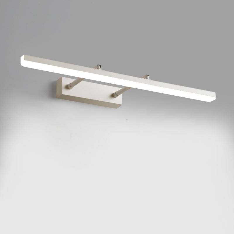 Metal Linear Wall Lighting Fixture Contemporary LED Wall Light Fixture for Bathroom