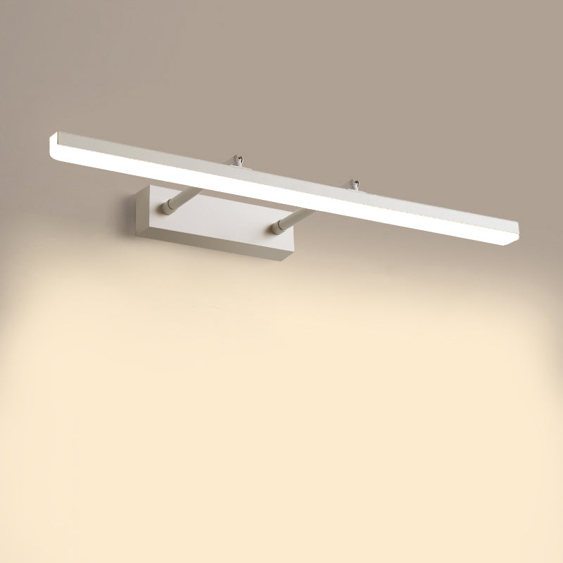 Metal Linear Wall Lighting Fixture Contemporary LED Wall Light Fixture for Bathroom