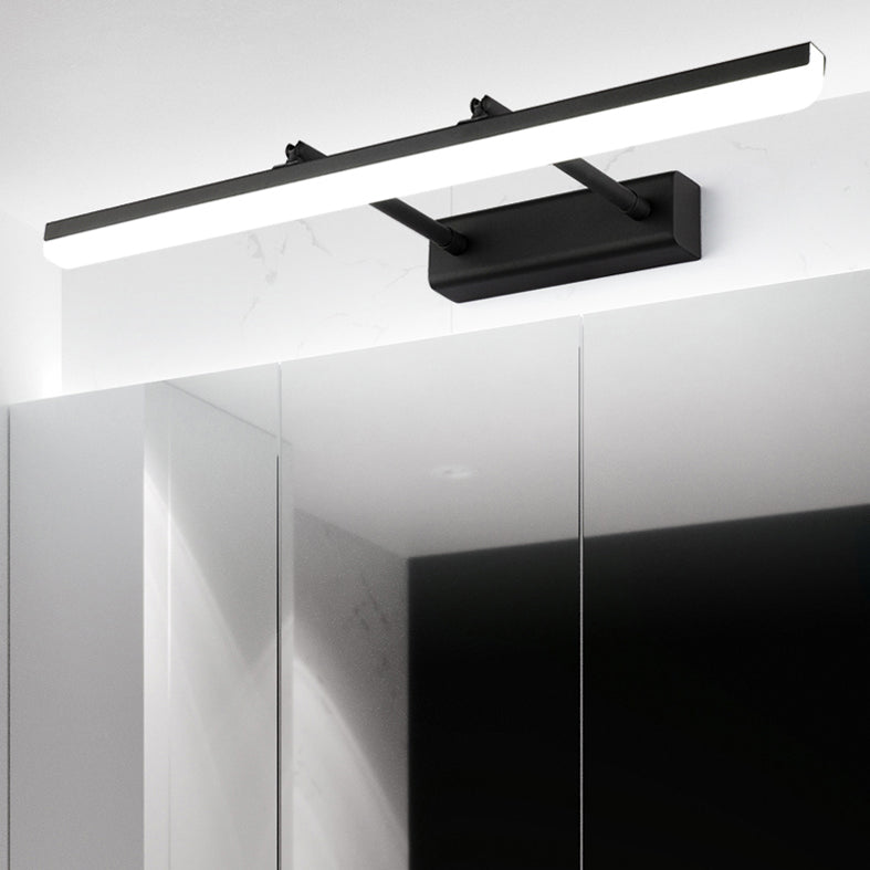 Metal Linear Wall Lighting Fixture Contemporary LED Wall Light Fixture for Bathroom