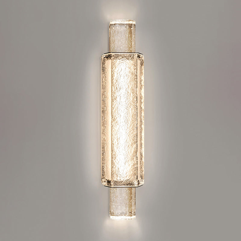 Eigentijdse glazen wand sconce 1-licht wand gemonteerde lamp voor woonkamer