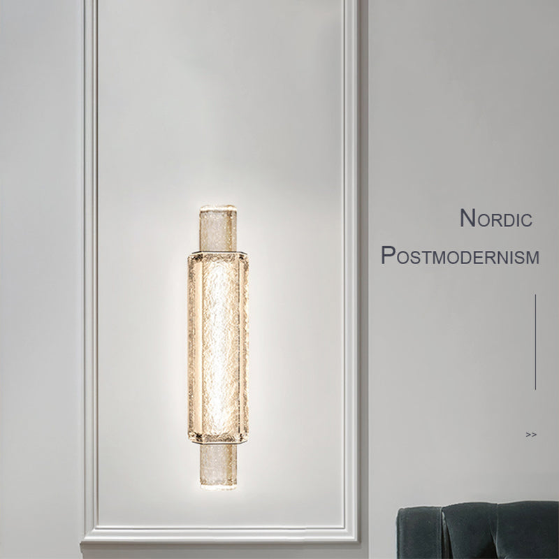 Lámpara de pared de pared de pared de vidrio contemporánea para sala de estar para sala de estar