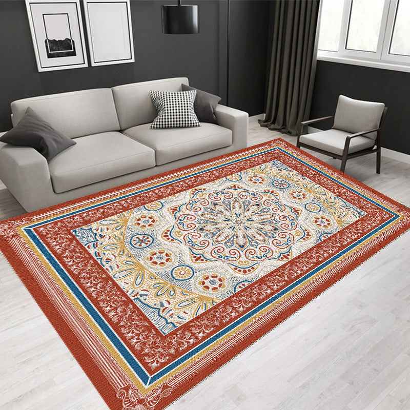 Nostalgie Tribal Pattern Area Tapis Polyester Carpet Pet Friendly Indoor tapis pour décoration de maison