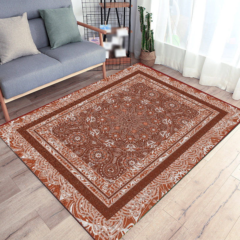 Nostalgie Tribal Pattern Area Tapis Polyester Carpet Pet Friendly Indoor tapis pour décoration de maison